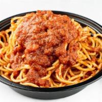 Spaghetti With Marinara Bowl · Spaghetti pasta tossed in our marinara sauce.