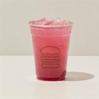 Hibiscus Lychee Punch · Real hibiscus and lychee mixed in house with our lemonade