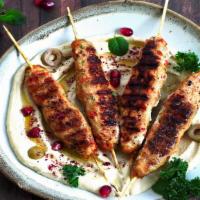 Chicken Kebab | Keto · Higher Protein, Lower Carbohydrate plates have NO RICE, NO PITA. Two skewers, Greek Salad, H...