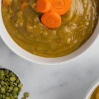 Split Pea Soup · COMES FROZEN. Vegan. Gluten-free. Dairy-free. Organic green split peas, organic carrots, org...