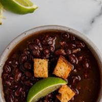 Cuban Black Bean Soup · COMES FROZEN. Vegan. Gluten-free. Dairy-free. Organic black beans, organic green pepper, org...