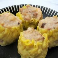 Pork Siu Mai With Shrimp · Four pieces.