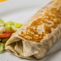 Super Burrito · Most popular. Choice of meat, Spanish rice, choice of beans, Mexican sweet corn, salsa fresc...
