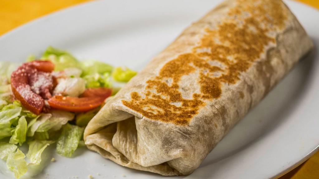 Super Burrito · Most popular. Choice of meat, Spanish rice, choice of beans, Mexican sweet corn, salsa fresca, guacamole, sour cream and Jack cheese.