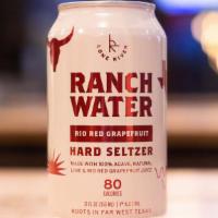 Ranch Water - Red Grapefruit Hard Seltzer · Ranch Water with a Texas-sized squeeze of Rio Red Grapefruit. Rio Red hard seltzer is made w...