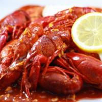 Crawfish · One pound of Crawfish/Clayfish served with three pieces of red potatoes and topped with your...