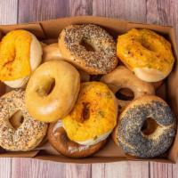Baker’S Dozen All Assorted  · We have an assortment of 25 different New York style Bagels will give you an assortment of t...