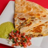 Quesadilla W/ Choice Of Meat · Your choice of meat.