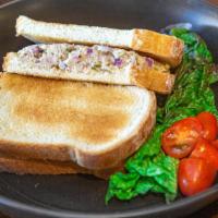 Tuna Sandwich · Tuna, pickle, red onion, and mayo
