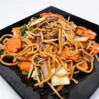 Chow Mein · Pan fried Chinese noodle with your choice of meat, cabbage, onion, carrot, broccoli and bean...