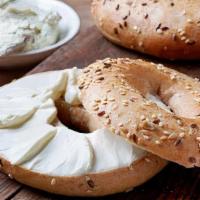 Cream Cheese Bagel · plain or everything bread