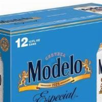 Modelo Especial 12 Pack 12Oz Can · A model of what good beer should be, Modelo Especial Mexican Beer is a rich, full-flavored p...