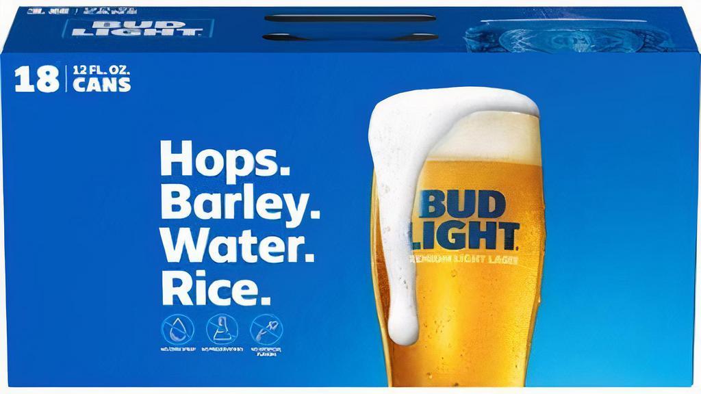 Bud Light 18 Pack 12Oz Can · Every game and event should be with the coolers of Bud Light. Please Drink responsibly 21+.