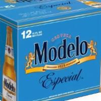 Modelo Especial 12 Pack 12Oz Bottle · A model of what good beer should be, Modelo Especial Mexican Beer is a rich, full-flavored p...