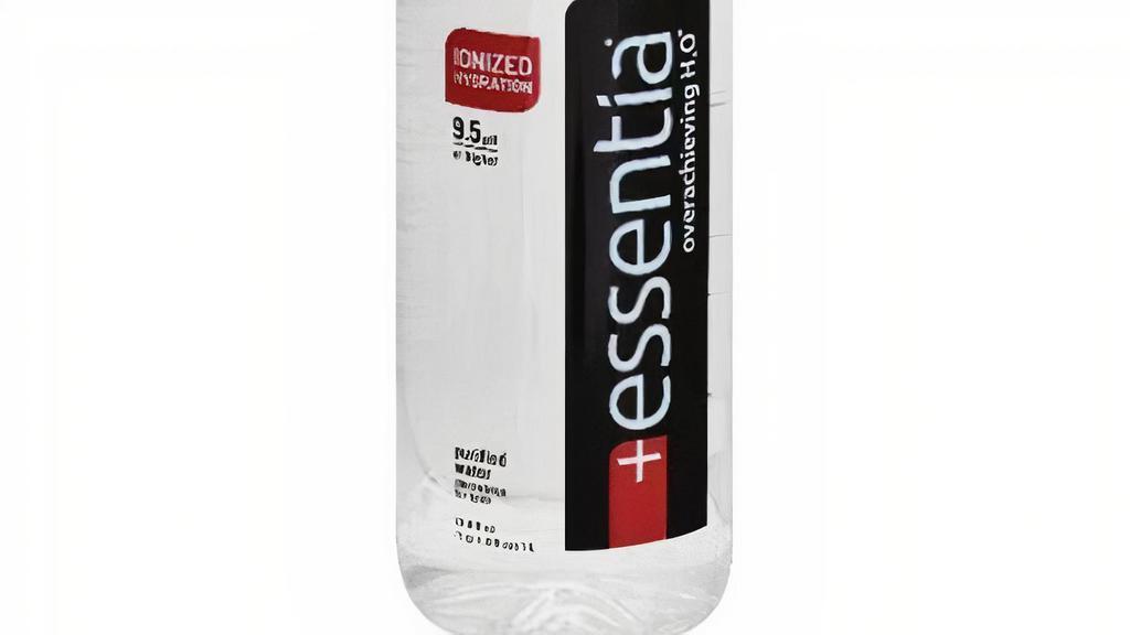 Essentia Enhanced Water 1L · Ionized hydration. 9.5 pH or higher. Electrolytes for taste. Overachieving H2O. We're here to put a flag in the ground and tell the world that a better you starts with a better water. What Makes Essentia Better? Our proprietary process turns water from any source into supercharged ionized alkaline water. It's even too pure to be tested by pH strips. BPA, fluoride & chlorine free.