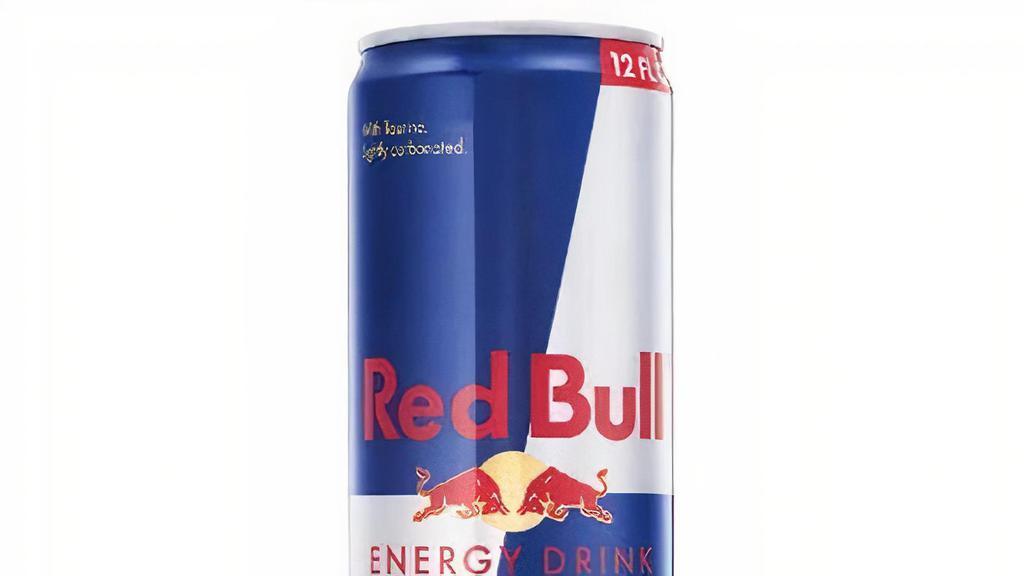 Red Bull 12Oz · Vitalizes body and mind. 160 calories per can. Red Bull is appreciated worldwide by top athletes, busy professionals, college students and travelers on long journeys. Caffeine content: 114 mg/12 fl oz.