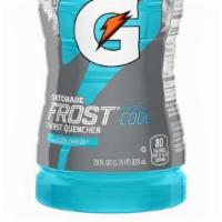 Gatorade Frost Glacier Freeze 28Oz · When you sweat, you lose more than water. Gatorade Thirst Quencher contains critical electro...