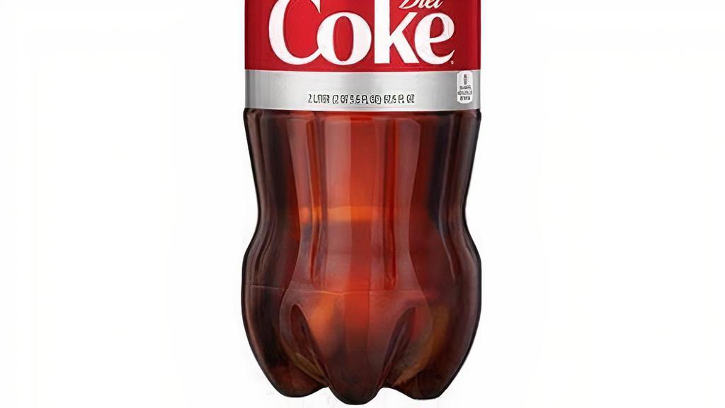 Diet Coke 2L · Delicious, crisp tasting, no calorie sparkling cola.