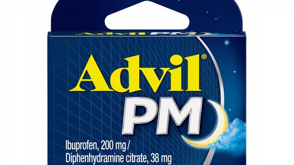 Advil Pm 4 Tabs · Sleep better with Advil PM. By combining the #1 selling pain reliever with the #1 selling soothing sleep aid, Advil PM helps you fall asleep faster and stay asleep longer . Don't let backache, minor arthritis pain, joint pain, or other minor nighttime aches and pains interrupt a restful night's sleep. Put pain to rest: Sleep is your body's natural way to revitalize and recover from the wear and tear of the day. If pain is keeping you awake, try Advil PM for unsurpassed nighttime pain relief.