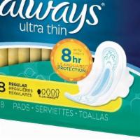 Always Ultra Thin Maxi Wings 18Ct · ALWAYS My Fit helps you get the best protection by tailoring your pad to fit your flow AND p...