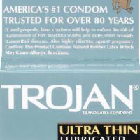 Trojan Ultra Thin 3Ct · Trojan Brand condoms are America's #1 condom, trusted for over 100 years. The Trojan Brand p...