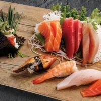 Octopus Special Plate · Sashimi (Tuna, Salmon, Albacore),. Sushi (Salmon, Yellowtail, Unagi, Shrimp),. Spicy Tuna Ha...