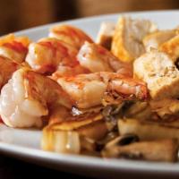 Chicken & Shrimp For 2 · Served with: . - 2 Benihana salad. - Hibachi vegetables . - Homemade dipping sauces. - 2 Hib...