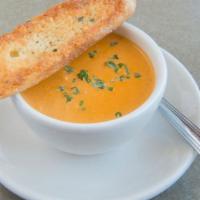 Bowl Lobster Bisque · served with fresh baked crostini