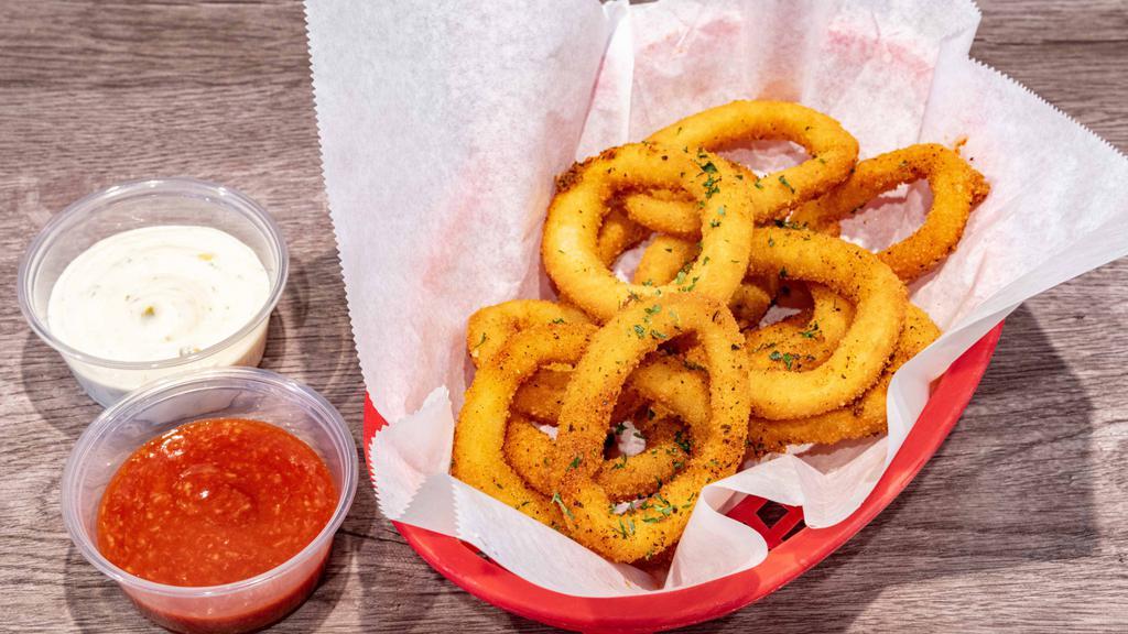 Onion Ring
 · Crispy whiskey battered onion rings. Best with Ranch.