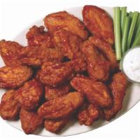 Chicken Wings · Choice of Classic Buffalo, Sweet BBQ, or Plain