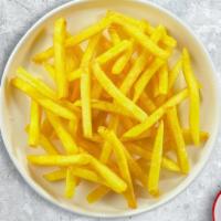 Just Fries · (Vegetarian) Idaho potato fries cooked until golden brown and garnished with salt.