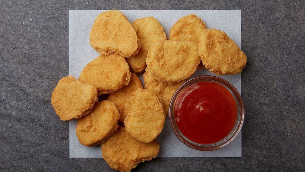 12 Nuggets · 12 chicken nuggets with your choice of dipping sauce.
