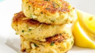 Crab Cakes · Two pieces.