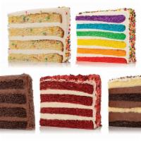 Buddy V'S Cake · Choose 2 or 3 slices of the famous Buddy V's cakes!