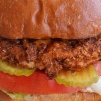 Spicy Chicken Sandwich · An instant classic.  Chicken breast breaded in a spice blend and fried to perfection.  Serve...