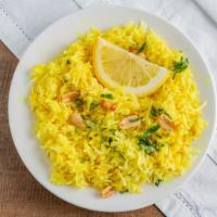Lemon Rice · Vegetarian. Basmati rice cooked with herbs.