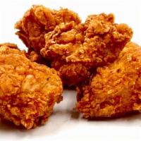 Nashville Hot Boneless Wings (6 Pcs) · Six boneless all-white fried chicken 