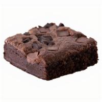 Double Chocolate Brownie · Dark fudge brownie with chocolate chunks