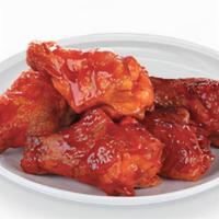 5 Traditional Wings · Traditional Wings tossed in Buffalo, Cajun Sweet & Sour, or Krispy (no sauce)