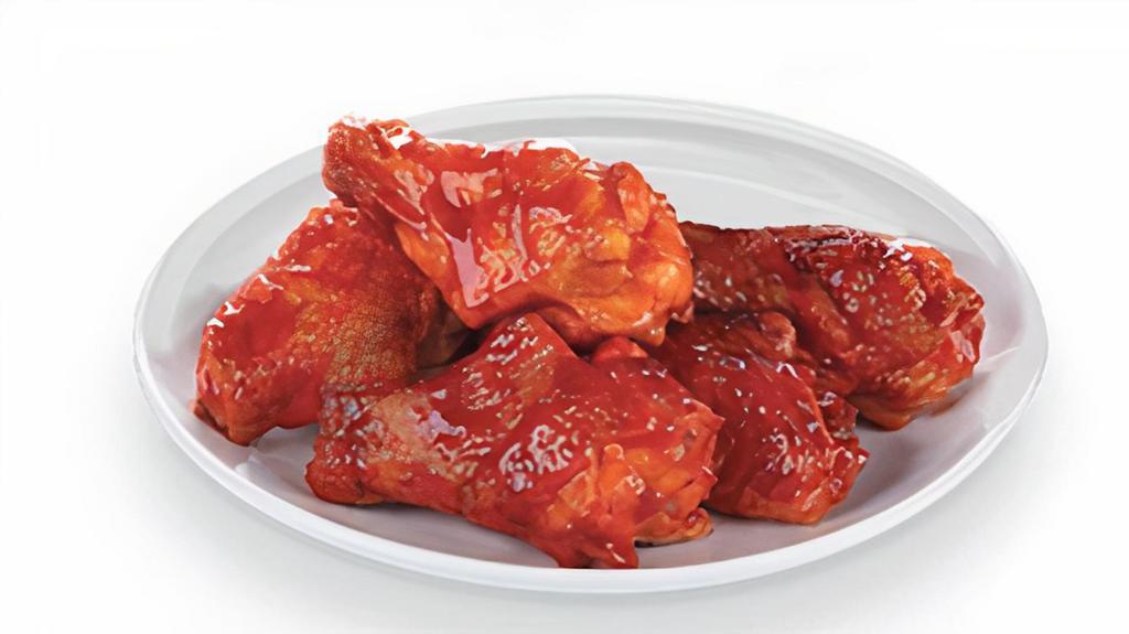 5 Traditional Wings · Traditional Wings tossed in Buffalo, Cajun Sweet & Sour, or Krispy (no sauce)