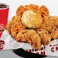 12 Piece Cajun Tenders, 6 Biscuits & Family Fries · 12-pc Cajun Tenders, 6 Biscuits & Family Fries.