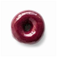 Blueberry Cake · A moist and delicious plain cake donut that is glazed with our signature blueberry bourbon b...