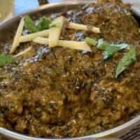 #40. Goat Palak · Goat and spinach in spices.