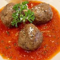 Wagyu Meatballs 3Pc · Homemade Wagyu Meatballs, Marinara Sauce