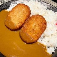Vegetable Croquette Curry Rice · 