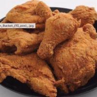 Chicken Bucket (10 Pcs)
 · Comes with six rolls.