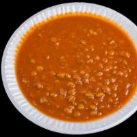 Lentil Soup · A delicious tomato-base broth soup cooked with lentils