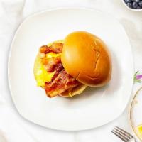 Best In Bacon Breakfast Sandwich · Scrambled egg, bacon, and cheddar cheese on your choice of bread.