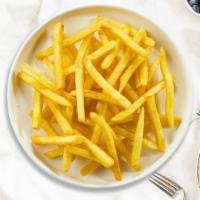 French Fries · (Vegetarian) Idaho potato fries cooked until golden brown and garnished with salt.