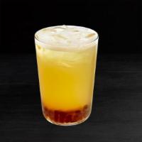 Citrus Green Tea Shaker With Brown Sugar Jelly · When lush Mighty Leaf Green Tea Tropical is hand-shaken with Yuzu purée and lemonade and ser...